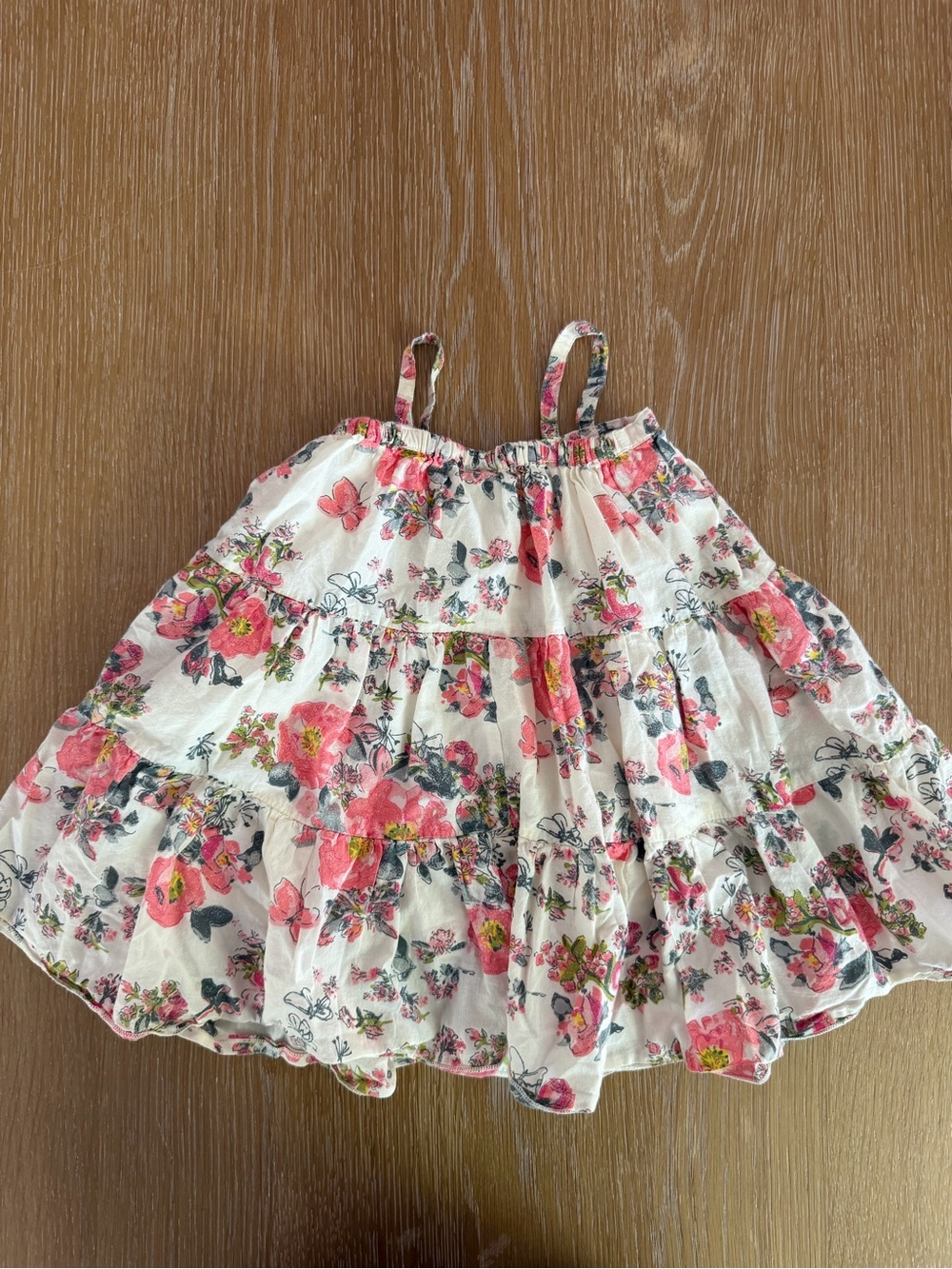 Baby Girls Floral Sundress by YoBaby - White & Pink